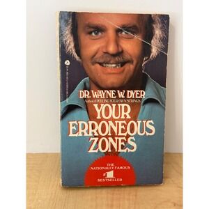 Your Erroneous Zones Dr Wayne W Dyer Vintage Paperback 1970s Self Help Book